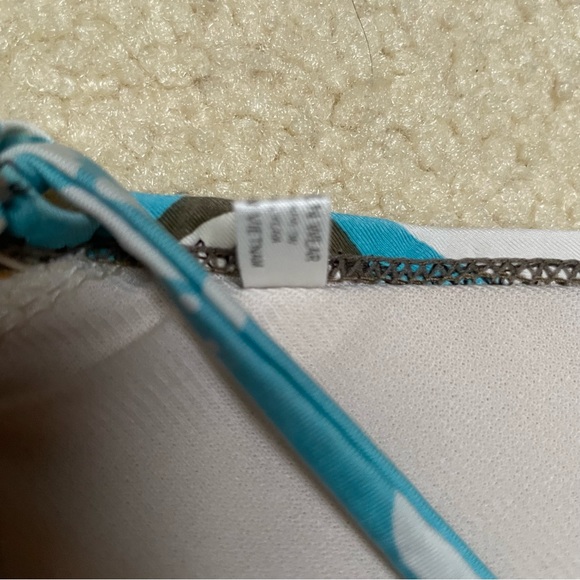 Steven Wear Hawaii Blue White Bikini Top - Picture 4 of 4